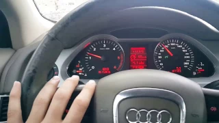 Audi A6 Yağmurlu Gün / Driving in The Rain  (1080p60)