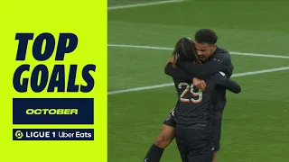 Top goals Ligue 1 Uber Eats - October (season 2023/2024)