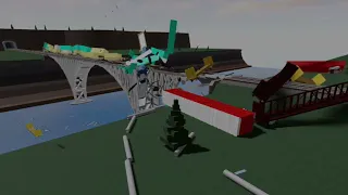 ROBLOX Train Crashes and Derailments 4