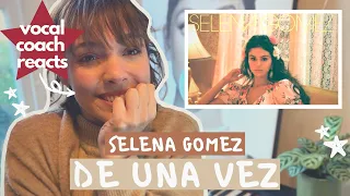 LATINA VOCAL COACH REACTS to De Una Vez by Selena Gomez