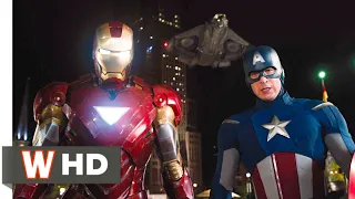 Iron Man & Captain America vs Loki - Fight Scene In Hindi - The Avengers (2012) Movie Clip HD