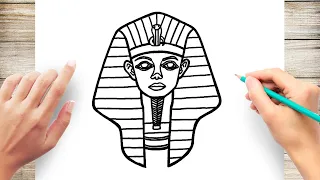 How to Draw An Egyptian King (Pharaoh)