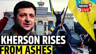 Russia Vs Ukraine War Update LIVE | Ukrainians Celebrate Russian Pullout From Kherson |  News18 Live