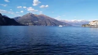The wonderful winter day in Como lake