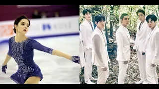 Russian figure skater Evgenia Medvedeva expresses how she's a huge fan of EXO(News)