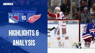 Rangers Blow 2-0 Lead, Lose In OT To Red Wings | New York Rangers