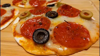 Air Fryer Tortilla Pizza Recipe | How to make Tortilla Pizza