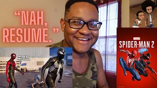 Super & Blank | Black Suit Spider-Man got Miles Morales SHOOK | REACTION!