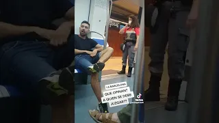 VIGILANTES DE SEGURIDAD Altercado METRO por no llevar mascarilla com marroquí