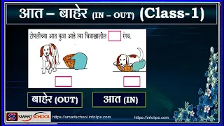 In and out concept for kids Class 1 by Smart School | Concept of In and out