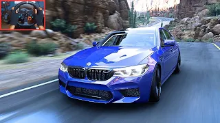 1270HP BMW M5 Canyon Drive Forza Horizon 5 | Logitech G29 Steering Wheel Gameplay
