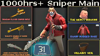 Meet the Skinny Heavy🔸The SMG Sniper Challenge! (TF2 Gameplay)