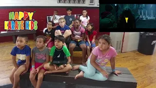 SHAZAM Trailer Reaction from Happy Karate Kids