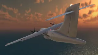 Air Prop 190 - TFS Crash animation | Fictional