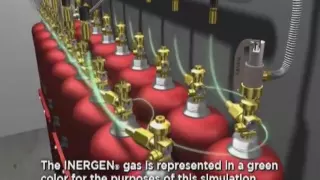 Inergen Fire Suppression System Simulation