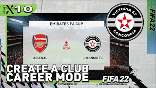 A PROPER TEST, THE ARSENAL!! FIFA 22 | Create A Club Career Mode S3 Ep10