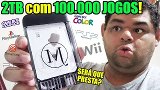 SUPER HD com 2TB e 100.000 jogos da JMachen! REVIEW do HYPER BASE RB2