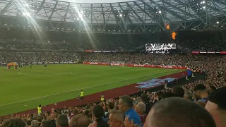 West Ham v Leicester, first Bubbles for 541days. The loudest yet at the London Stadium?