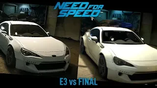 Need for Speed (2015) - E3 2015 vs Final game | Graphics comparison