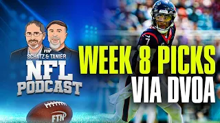 NFL Week 8 Preview w/ Aaron Schatz & Mike Tanier!! | Week 8 NFL Predictions | NFL Picks | DVOA