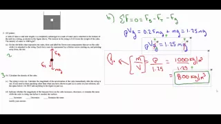 AP Physics B - 2014 #2 (Fluids)