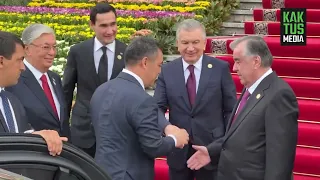 Садыр Жапаров попрощался с президентами соседних стран