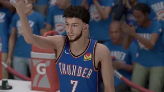 Oklahoma City Thunder vs Dallas Mavericks - NBA Playoffs 2024 Game 2 Full Highlights (NBA 2K24 Sim)