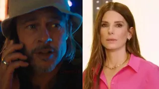 Sandra Bullock Orders Brad Pitt Onto 'Bullet Train'