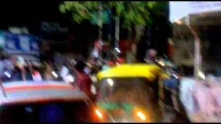 India WC 2011 Final victory - Celebrations in Bangalore 2.mp4