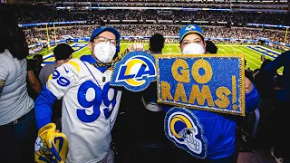 Fans Create Electric Atmosphere At SoFi Stadium For Rams'  Wild Card Win Over Cardinals