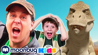 Mystery Adventure Hunt for T-Rex! | Jurassic Tv | Dinosaurs and Toys | T Rex Family Fun