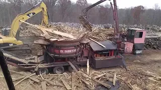 Amazing Fastest Wood Chipper Machines Working, Incredible Powerful Tree Shredder Machines