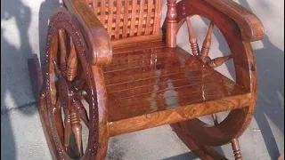 rocking chair Saharanpur teak wood