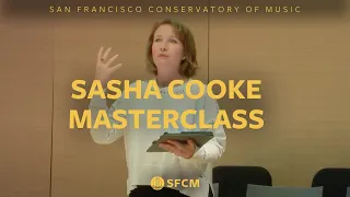 Sasha Cooke Voice Masterclass at SFCM