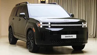 Exterior and Interior Details, New Hyundai Santa Fe SUV 2024