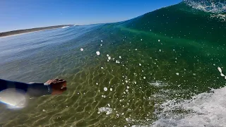 SURFING INSANE GLASSY WAVES IN THE AUSTRALIAN DESERT! (RAW POV)