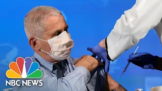 Dr. Fauci And Secy. Azar Receive Coronavirus Vaccine | NBC News NOW