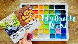 Reviewing the Himi Miya 56 Colours Gouache Set 🍃 & Paint With Me 🌺