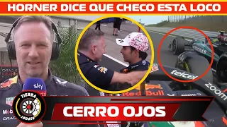 ¡CHECO ESTA LOCO! EL PATRON HORNER CUENTA LO NERVIOSO QUE LO TUVO SERGIO PÉREZ EN GP DE JAPÓN