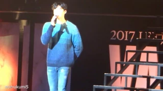 20170202 LEE JONG SUK FM 'Variety ' in JAPAN ～ #3★Encore stage "May I love you?"