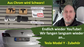 Tesla Model Y - aus Chrom wird Schwarz - Endlich wieder Youtube - Videos!  Generation - E