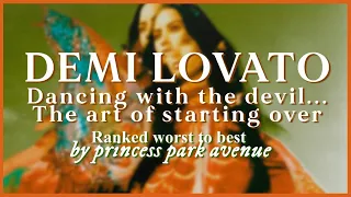 Demi Lovato - Dancing with the devil... The art of Starting Over 😈🦋 Album Ranking