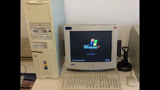 Startup of a 20 Year old Windows XP computer