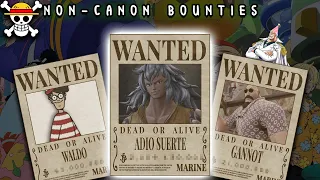 TOP 50 ONE PIECE NON-CANON BOUNTIES -  COLLABS, EVENTS ETC.