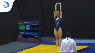 Viktoriia DANILENKO (RUS) - 2018 Tumbling European bronze medallist