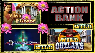 Action Bank, Wild Outlaws, Thai Flower & More. BOOKIES SLOTS UK. FOBT.