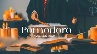 📚Pomodoro 25/5 ( 🔔2 Hours) | Harry Potter ASMR Ambience ◈ Study & Relax w/ the Characters