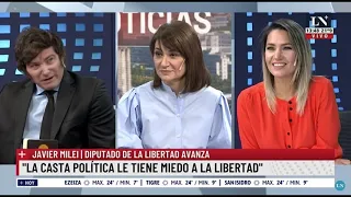 ¨Me mintieron¨: Javier Milei se enojó al aire y se quiso retirar del programa