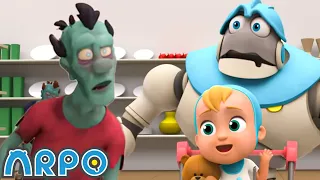 Spooky Zombie Invasion - Scary Kids Story | Baby Daniel and ARPO The Robot | Funny Cartoons for Kids