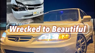 Building a 6th Gen Honda Accord In 7 Minutes! From Wrecked to Ultimate Daily